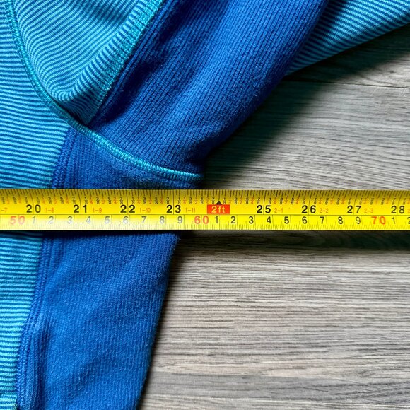 Lululemon Men's Athletic Heaveywight Full Zip Hoodie - Blue - Picture 3 of 4